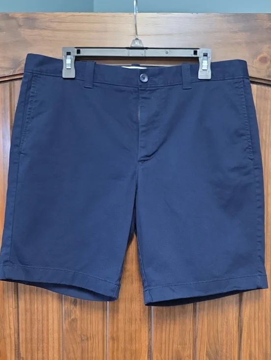 J. Crew Men's Navy Flat-Front 9
