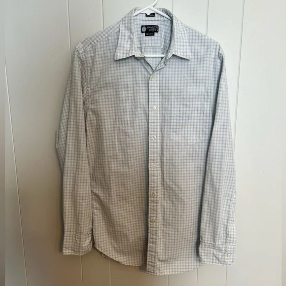 J.Crew Haberdashery 80's 2-Ply long sleeve button-down size M‎ 15-15 1/2