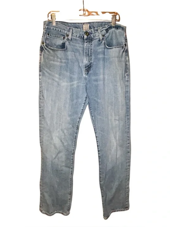 J.Crew‎ Mens Vintage Slim Jeans 34x32 Straight Leg Cotton Made in Canada