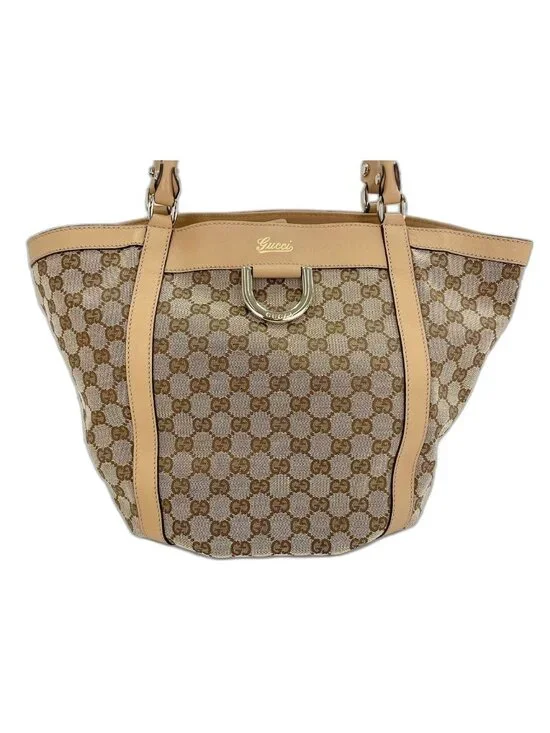 Gucci Tote Bag Abbey Beige