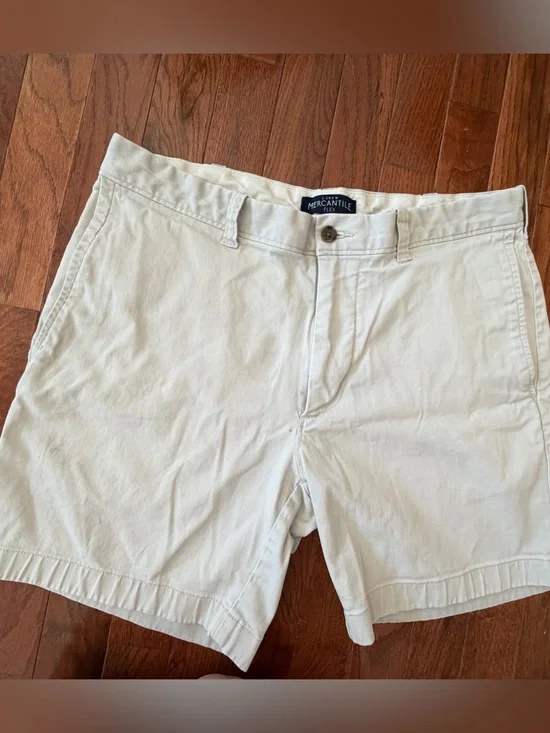 J.Crew Mercantile Flex Men’s Khaki Chino Shorts Size 32