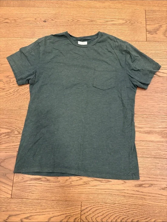 J. Crew Men's Pocket Tee - Forest Green