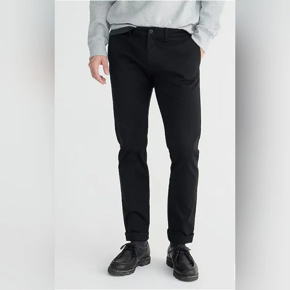 Nwot  J. Crew 484 Slim-Fit Stretch Chino Pant in Black  size 44 X 34