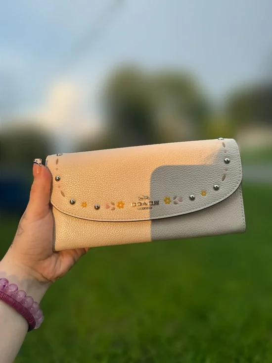 Coach Prairie Studded Soft Wallet