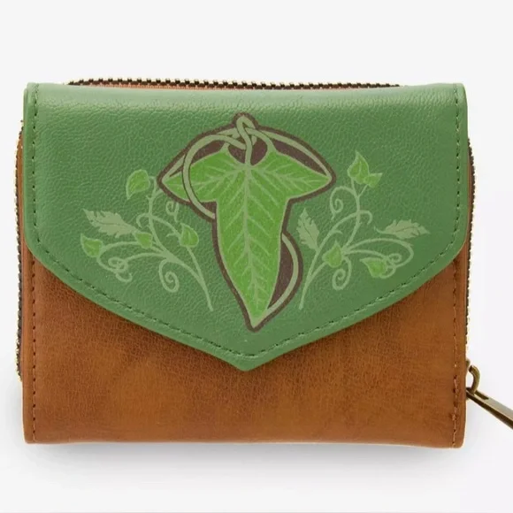 New The Lord Of The Rings Leaf Of Lórien Flap Wallet.