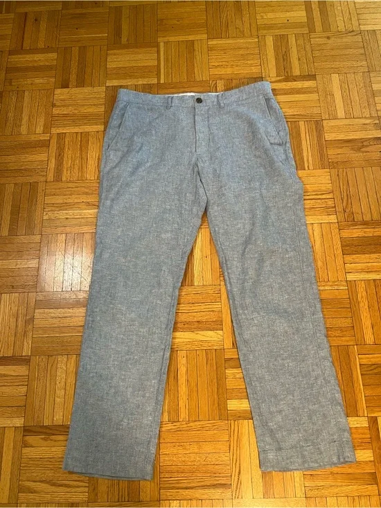 Wedding Guest wear J. Crew Men’s heathered Blue Chinos size 33x30