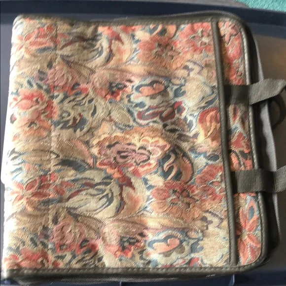 Avery power case. Floral Tapestry Zip-In Portfolio Bag - Multicolor