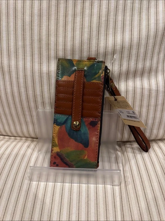 Patricia Nash Alanna water butterfly card holder wallet NWT
