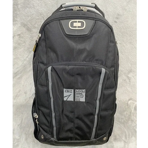 Ogio Airflow Axle Laptop Multi Pocket Bolt Pack Backpack Black Travel Motorcycle