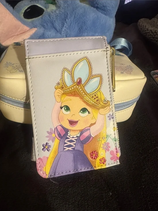 Loungefly Purple Princess Card Holder Wallet