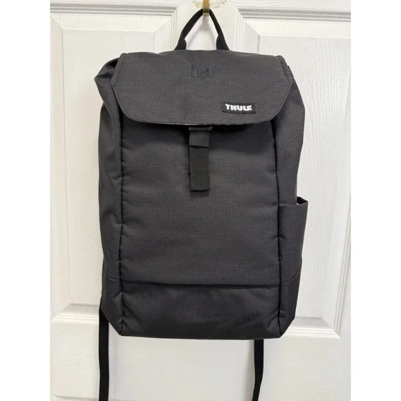 Thule Lithos Unisex Backpack 16L Alaska Black Laptop Bag Work Travel Organizer