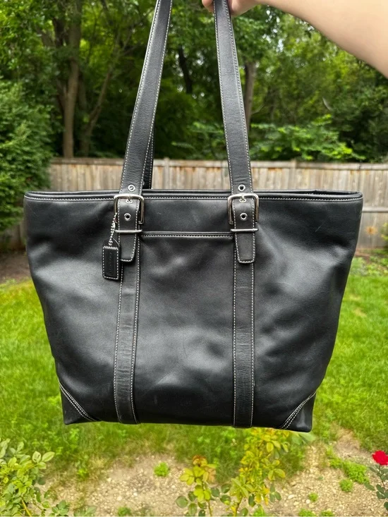 Coach Vintage Y2K Hamptons Carryall Tote Shoulder Bag #6491