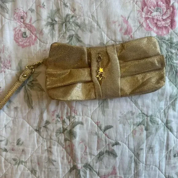 Victoria-s-secret Women's Gold Wallet-purses