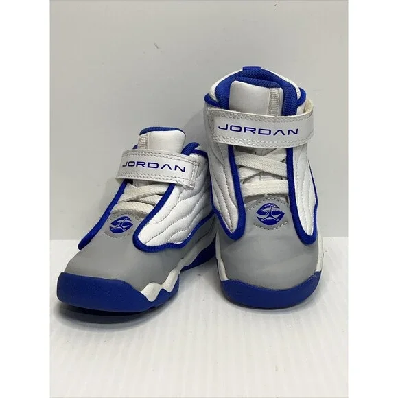 Nike Air Jordan Pro Strong White Royal Blue Toddlers Size 7C Sneakers dc7910-104
