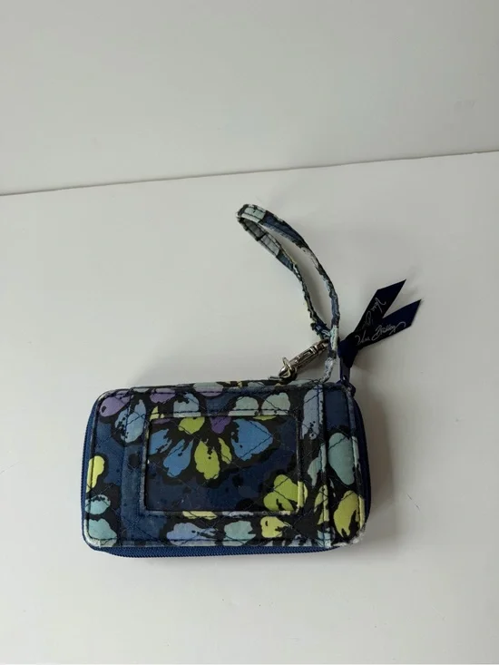Vera Bradley Blue flower wallet purse wristlet