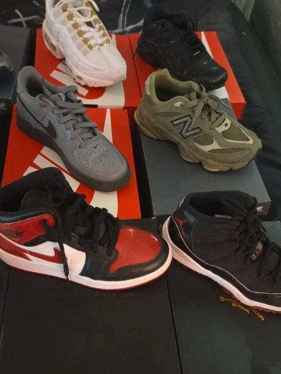 Boys Retro Jordans, Nike Air Max and New Balance