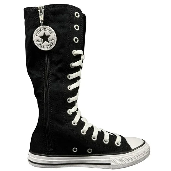 Converse Youth Size 1 Sneaker Shoes Chuck Taylor All Star XX-Hi Black White NEW