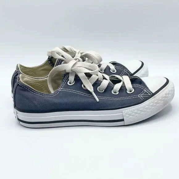 Converse All Star denim blue lace up sneakers - Kids US 13