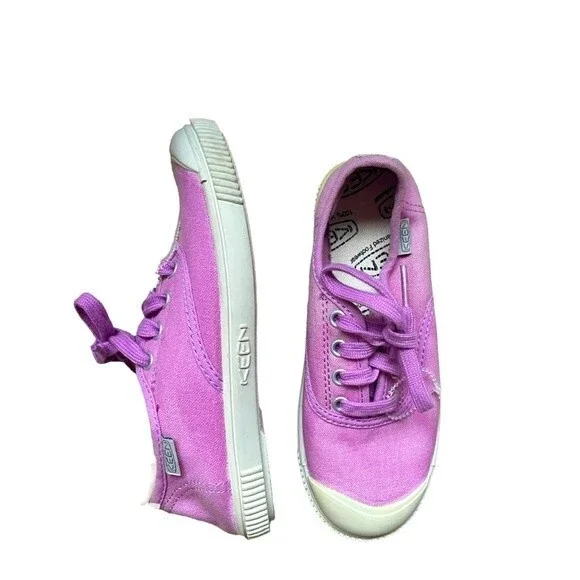 Keen shoes kids Maderas Oxford Sneakers Purple Canvas Vulcanized Rubber Lace-Up