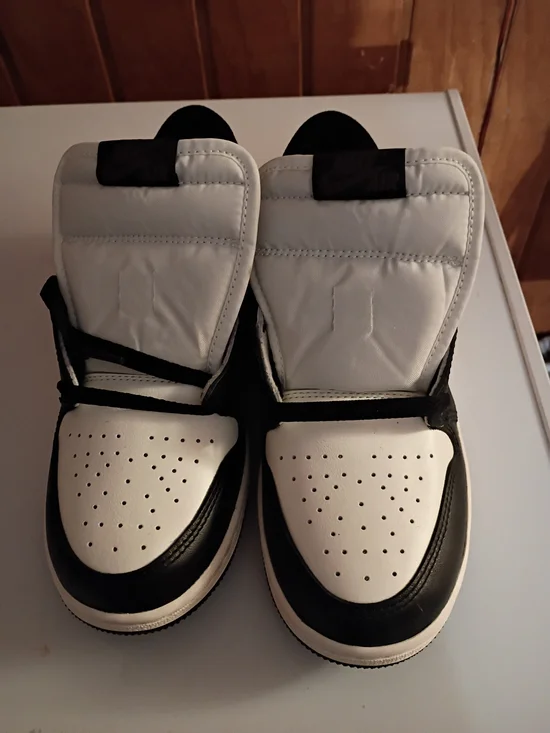 Nike Kids Black and White High-Top Sneakers