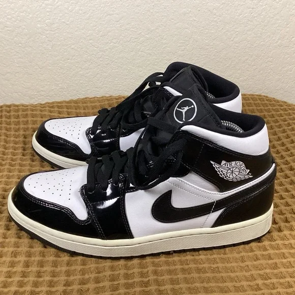 Nike Air Jordan 1 Retro Mens Size 10 Mid All-Star 2021 Black White DD1649-001