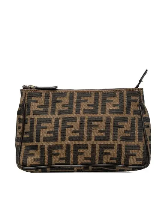Fendi Zucca Canvas Pouch Pre-Loved #325441F57B