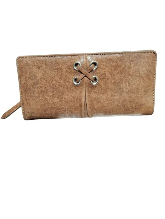 Cole haan Distressed tanish leather wallet
