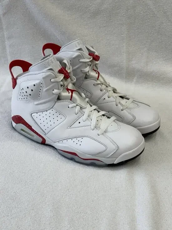 Nike Air Jordan 6 Retro Red Oreo White (CT8529-162) Shoes OG Mens Size 10.5