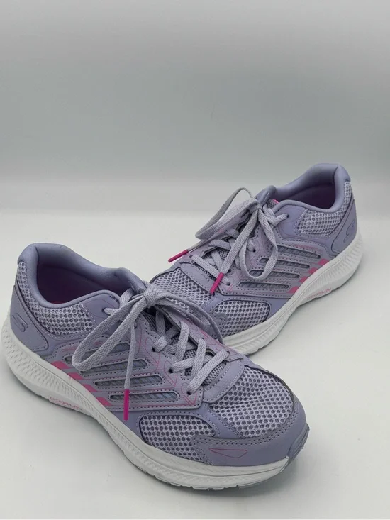 Skechers GO RUN Consistent 2.0 Low Top Sneakers Lilac and Pink- New