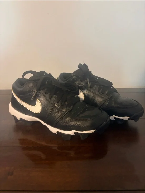 Jordan Low Kids Black and White Cleats