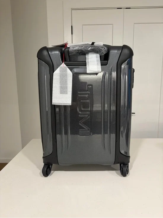 Tumi Gray Textured Hardside Spinner Carry-On