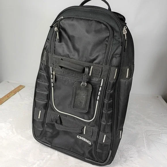 OGIO Rolling Backpack  Large Black Wheeled Travel Bag Gorpcore Utility Work