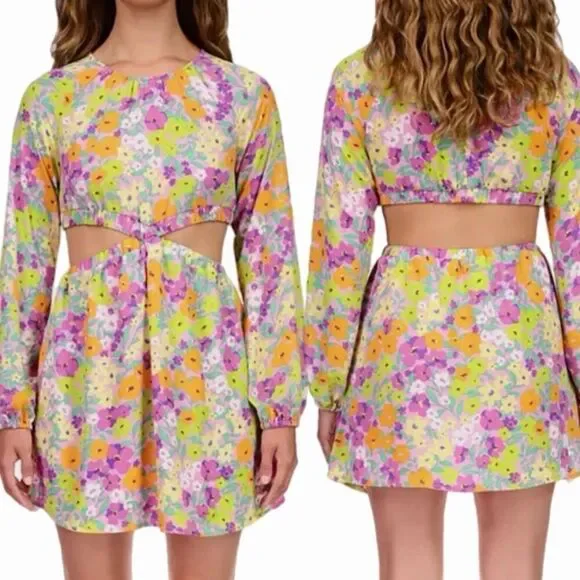 Sanctuary Women's Long-Sleeve Cut-Out Dress