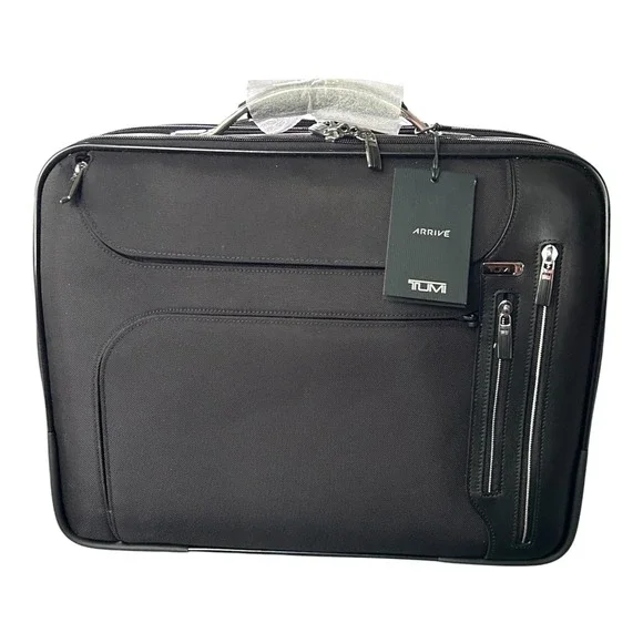TUMI‎ Bag Arrive LaGuardia Wheeled Brief Laptop Black 17
