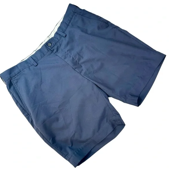 Polo Ralph Lauren Classic Fit Flat Front Shorts, Navy Blue, 36 Waist