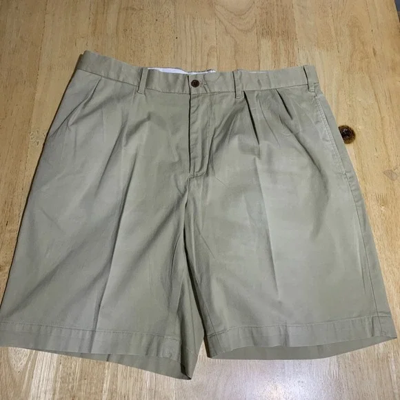 Ralph Lauren Polo Golf Shorts Mens 36 Khaki Brown Fairway Short Pleated