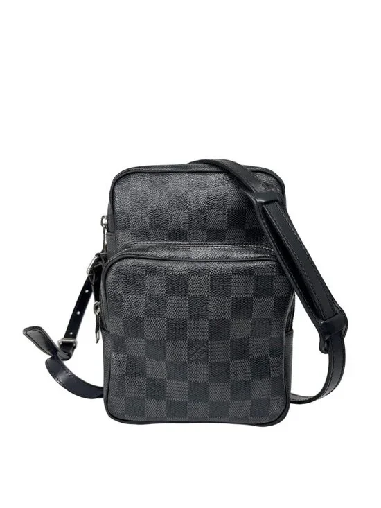 Louis Vuitton Super Damier Graphite Rem Shoulder Bag