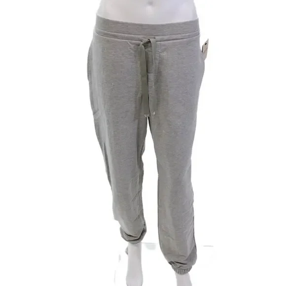 Calvin Klein Sleepwear Womens Pajama Sweat Pants Gray Cotton Size Small