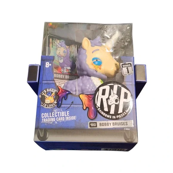 Rainbows in Pieces Bobby Bruises Series 1 Collectible Figure with Trading Card‎