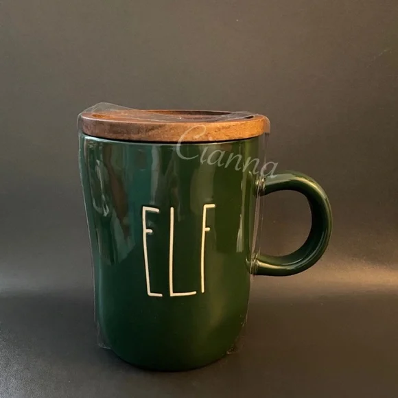 Rae Dunn Green Elf Mug