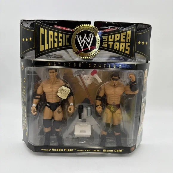 WWE Randy Orton Batista Action Figures Jakks Classic Superstars Accessories