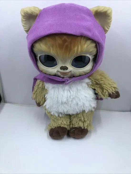 Disney Star Wars 10” Galactic Pals Ewok Girl Purple Hood 2022 Mattel