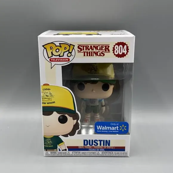 Funko Pop! Television Stranger Things Dustin #804 Walmart Exclusive Vaulted