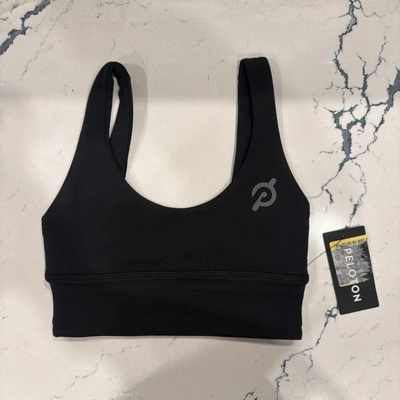 NWT‎ Lululemon X Peloton Bra Women 2 Black Align Light Reversible lw2da8s