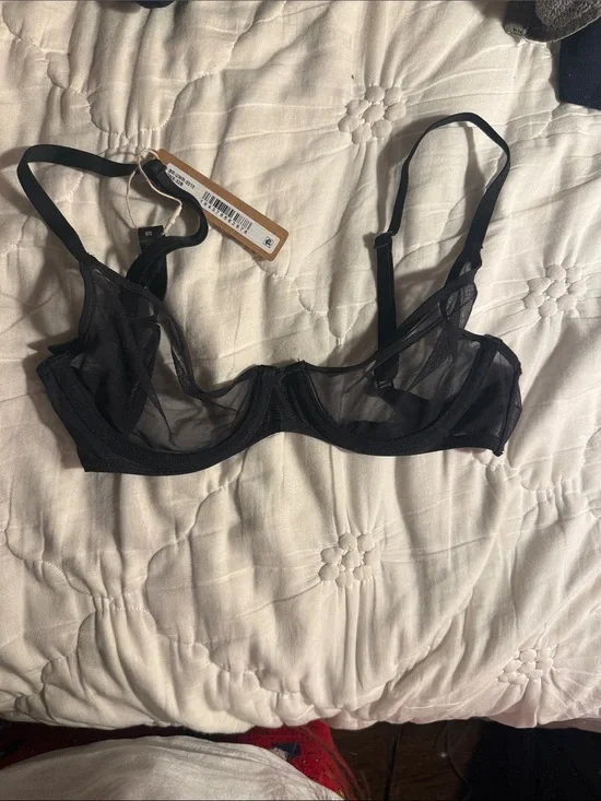 SKIMS ULTRA FINE MESH UNDERWIRE SCOOP BRA