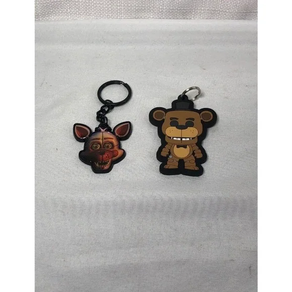 Funko Five Nights at Freddys Freddy Fazbear and Foxy Keychain Set 2016 FNAF
