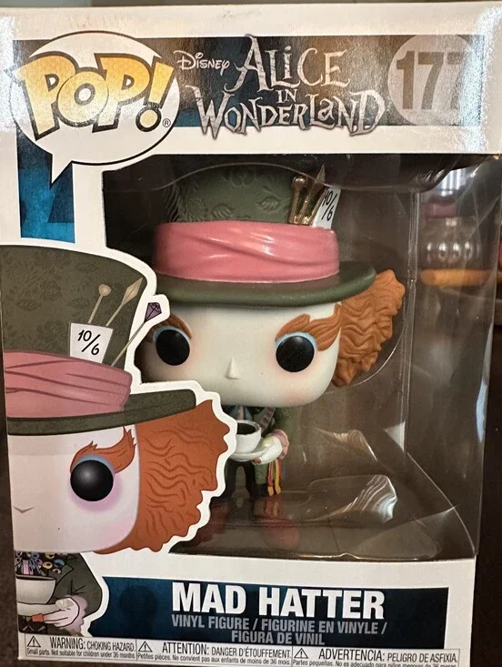 Funko Mad Hatter Vinyl Figure - Pink & Green