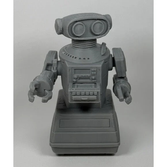 Omnibot 2000 Robot 5” Figure Retro 1980s Toy Drawer Open Variant