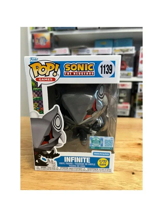 SUPREME LE 9500 PIECE GLOW IN DARK Infinite Funko Pop #1139 Sonic Hedgehog EXC