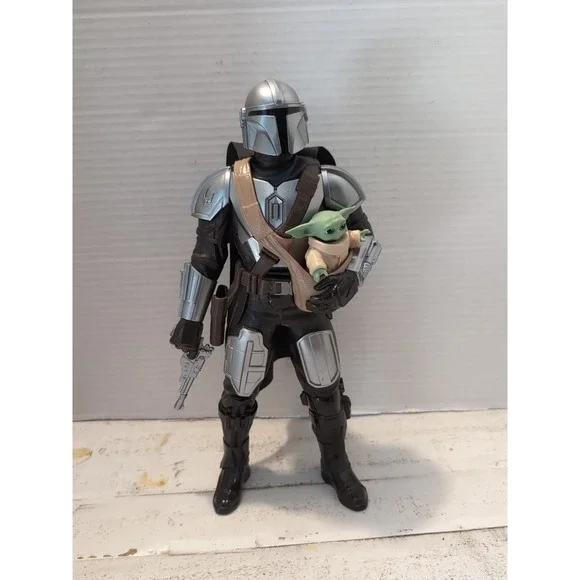 Star Wars Galactic Action The Mandalorian Grogu Toy Figure 12